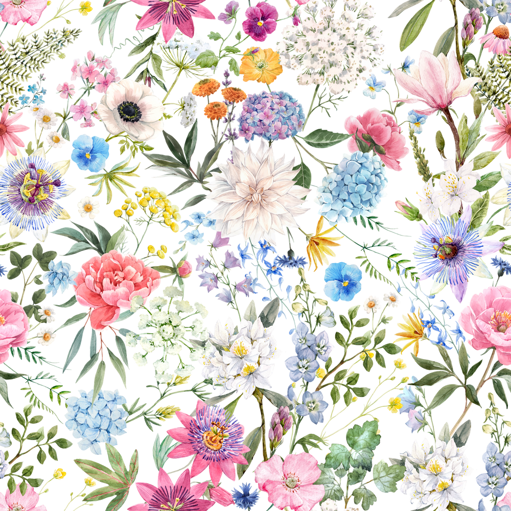 Floral spring pattern